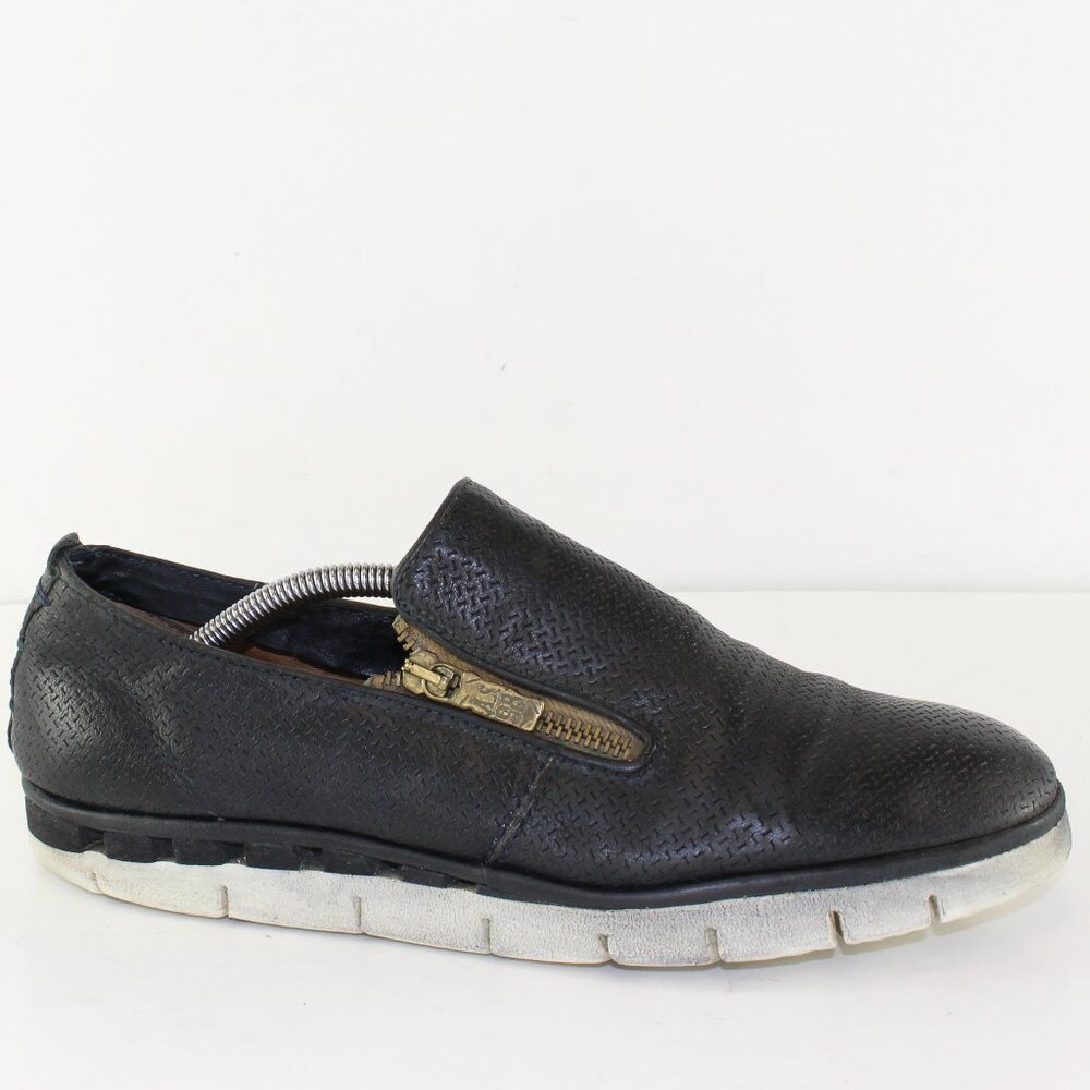 A.S 98 Leather Side Zip Loafer Shoe Womens (US 8)
